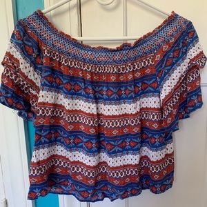 NEVER WORN Jennyfer Off-the-Shoulder Crop Top (S)